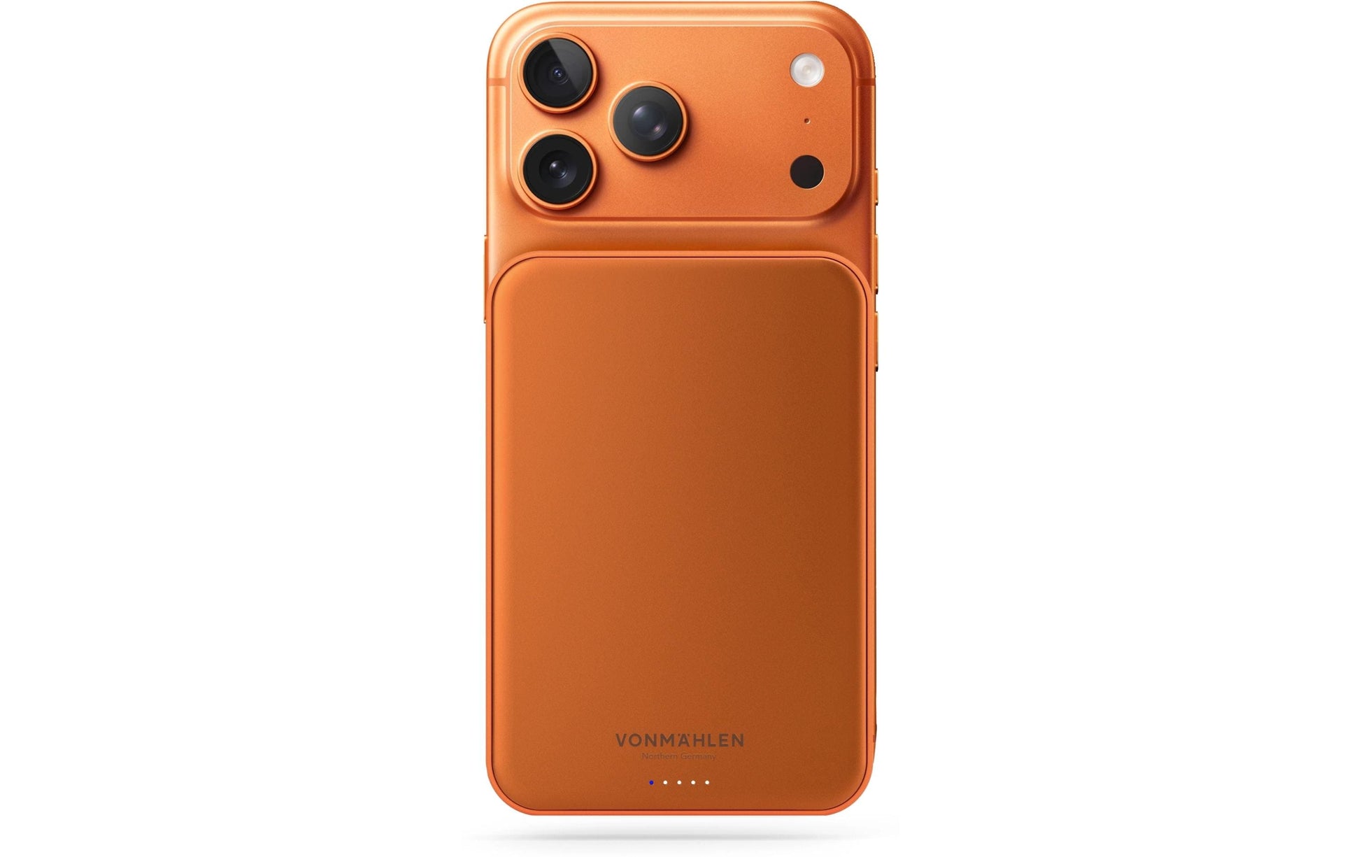 Vonmählen Evergreen Mag Pro Wireless Powerbank 10'000 mAh – 30 W PD, Wireless, 1× USB-C, Orange