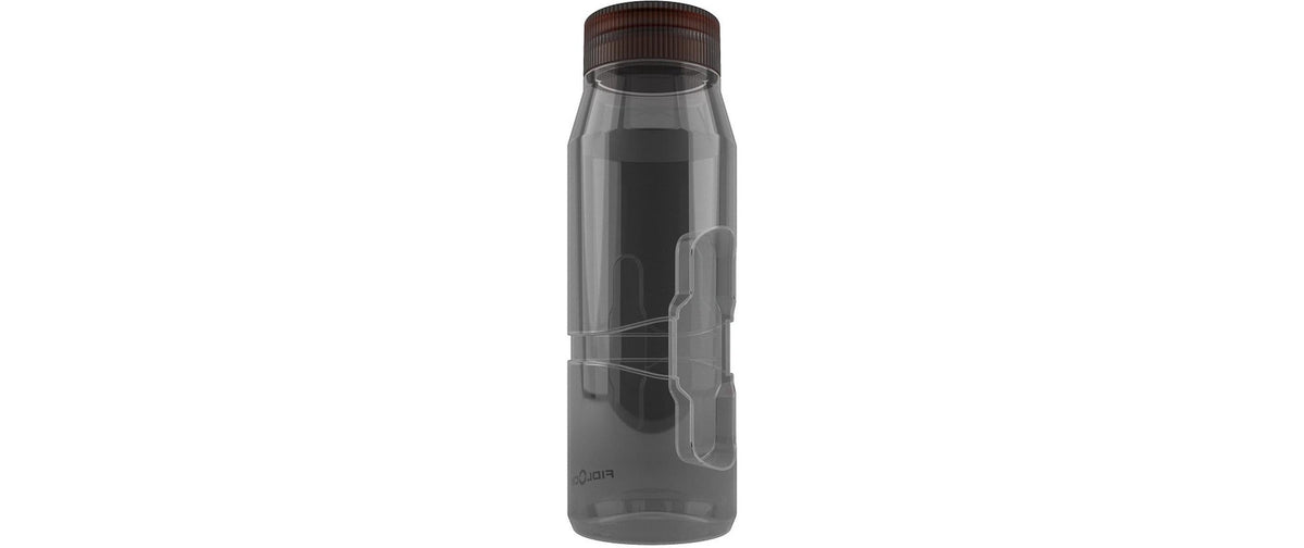 Silwy Getränkehalter 700 ml, Tritan, Schwarz/Transparent