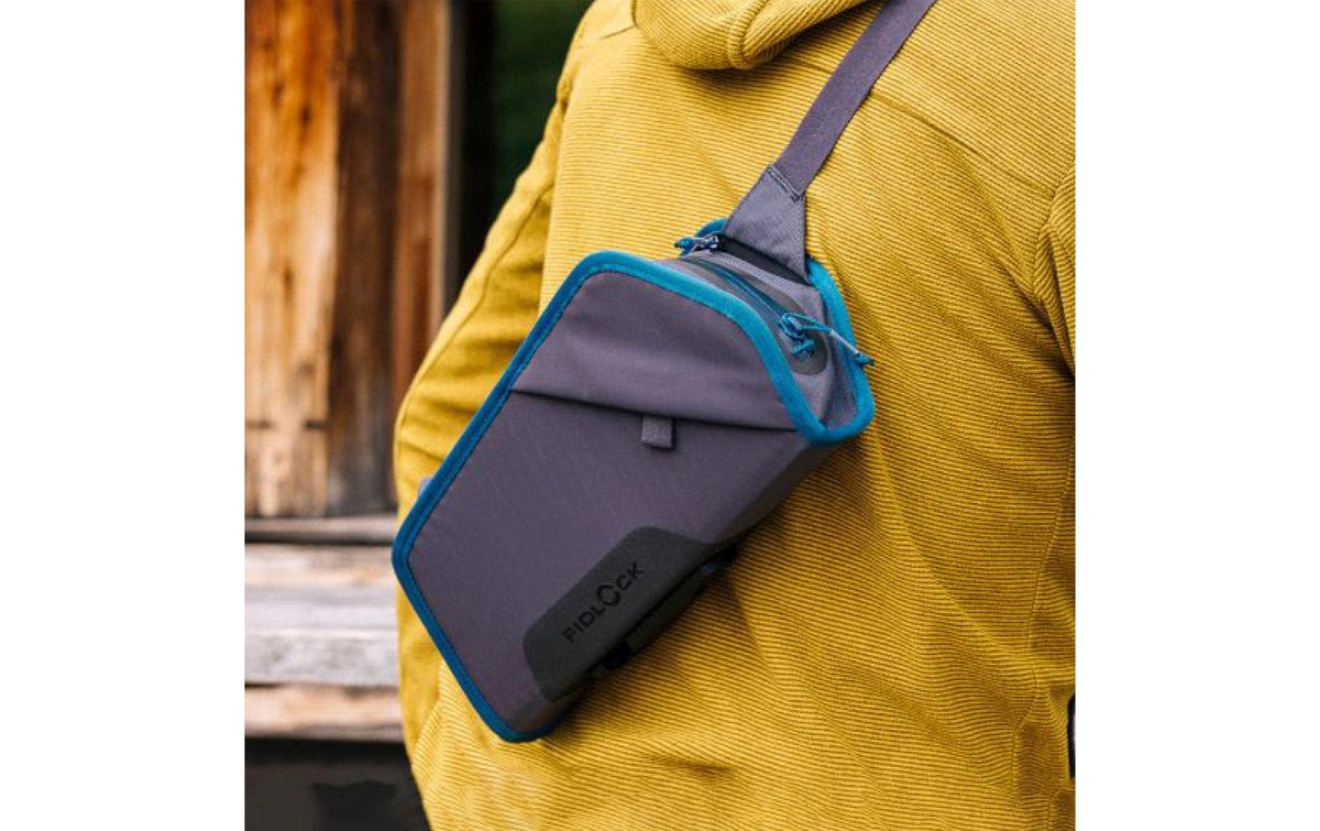 Silwy Fahrradtasche – Magnetverschluss, Reissverschluss, wasserfest – 1,1 l – Blau – Polyester