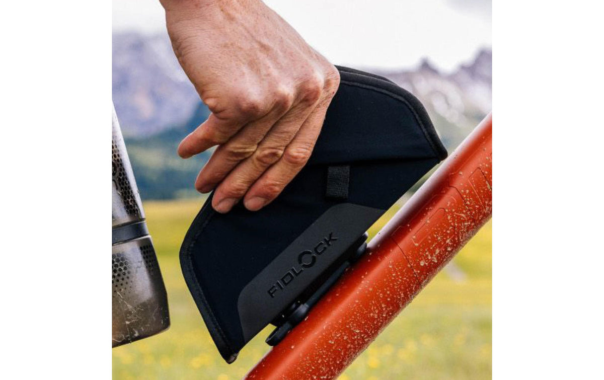 Silwy Fahrradtasche – Magnetverschluss, Rahmenbefestigung, wasserfest – 1,1 l – schwarz – Polyester