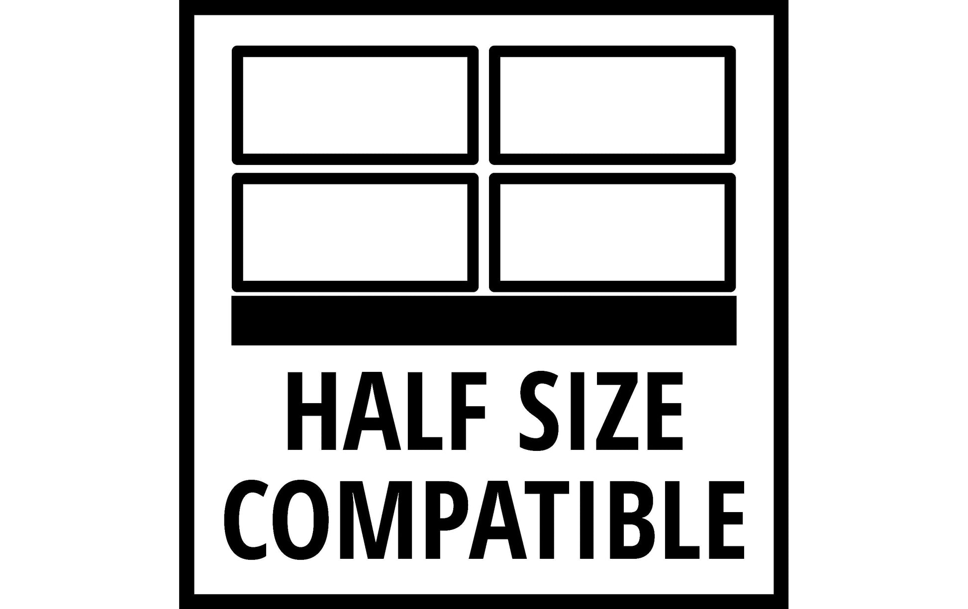 Einhell Half Size Systemkoffer – leer, mit Deckel, abschliessbar – für Einhell E-Case
