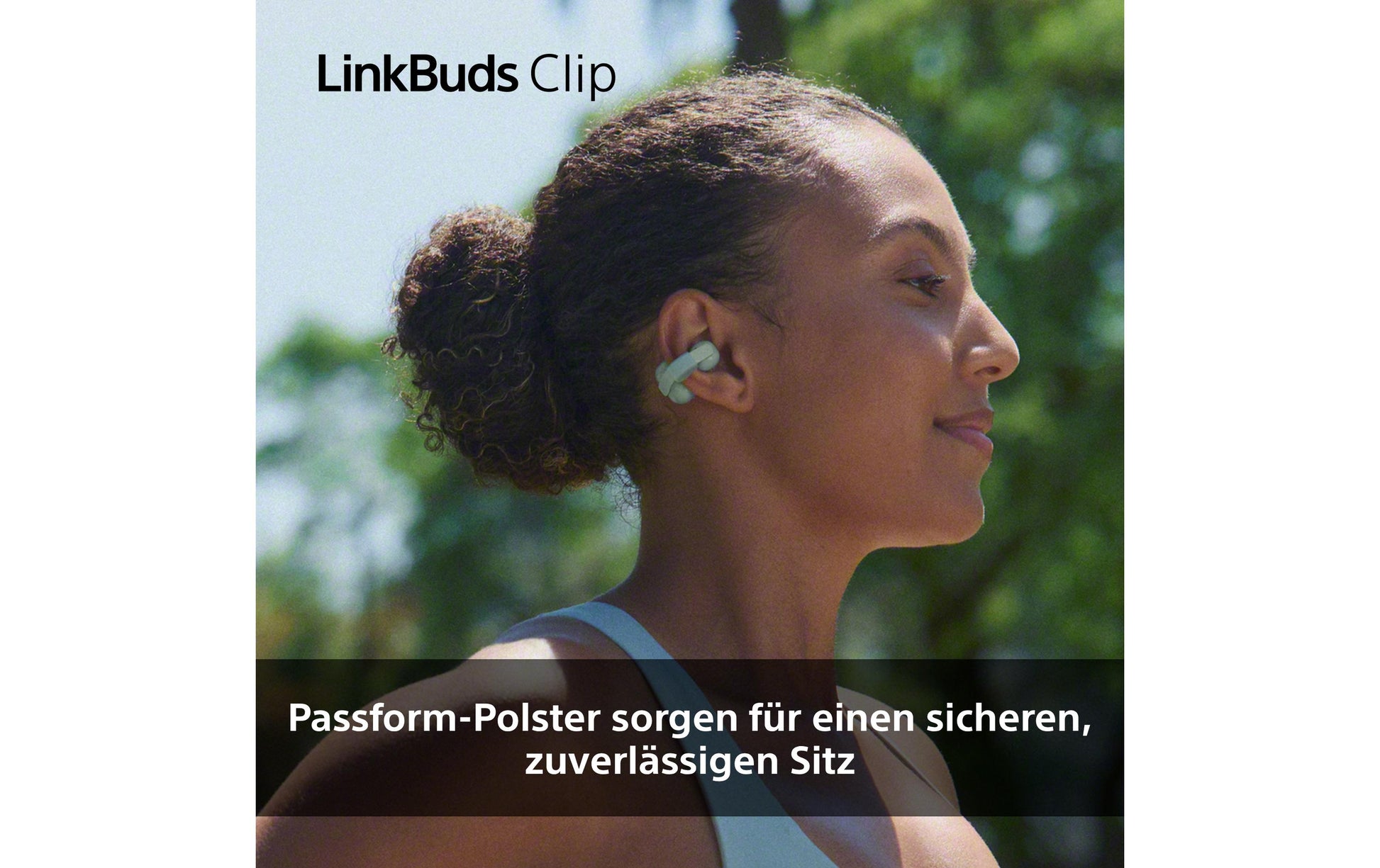Sony U.K. Sony LinkBuds Clips WF-L900G TWS In-Ear – ANC, mit Ladecase, IPX4, Grün, BT 5.3