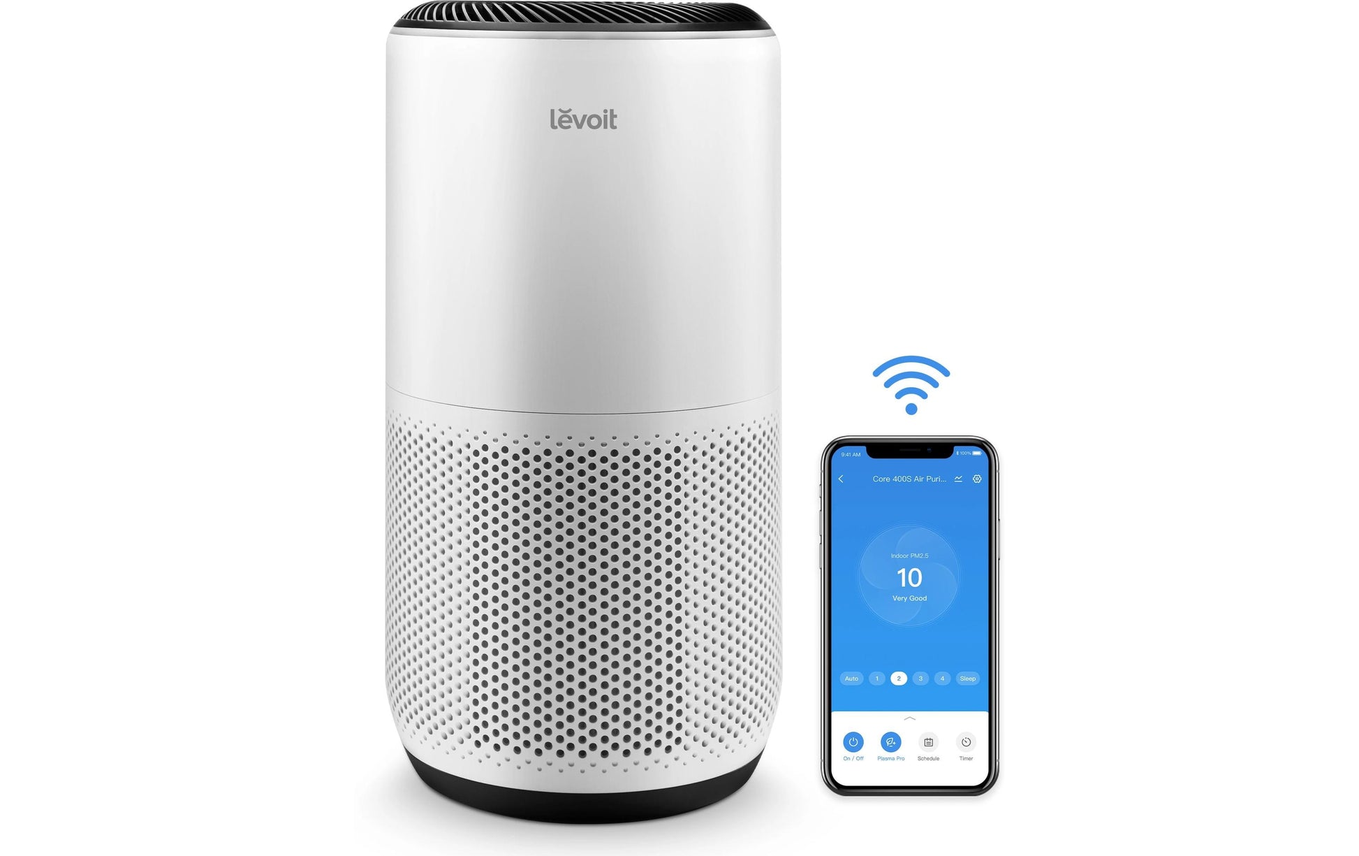 Levoit Luftreiniger Smart Core 400S – CADR 400 m³/h, bis 83m², App-Steuerung, Alexa, 50 dB