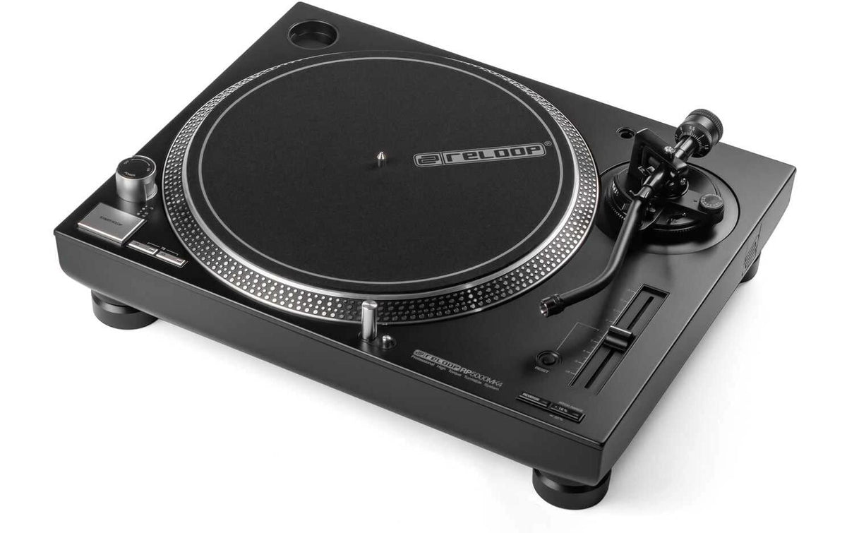 Reloop RP-5000 MK4 – Plattenspieler (Direktantrieb, manuell), 33⅓/45/78 U/min – Schwarz