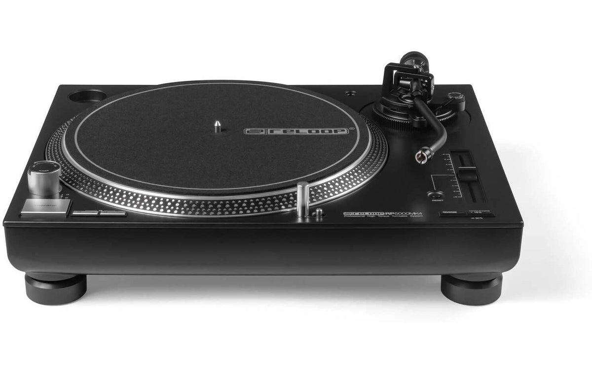 Reloop RP-5000 MK4 – Plattenspieler (Direktantrieb, manuell), 33⅓/45/78 U/min – Schwarz