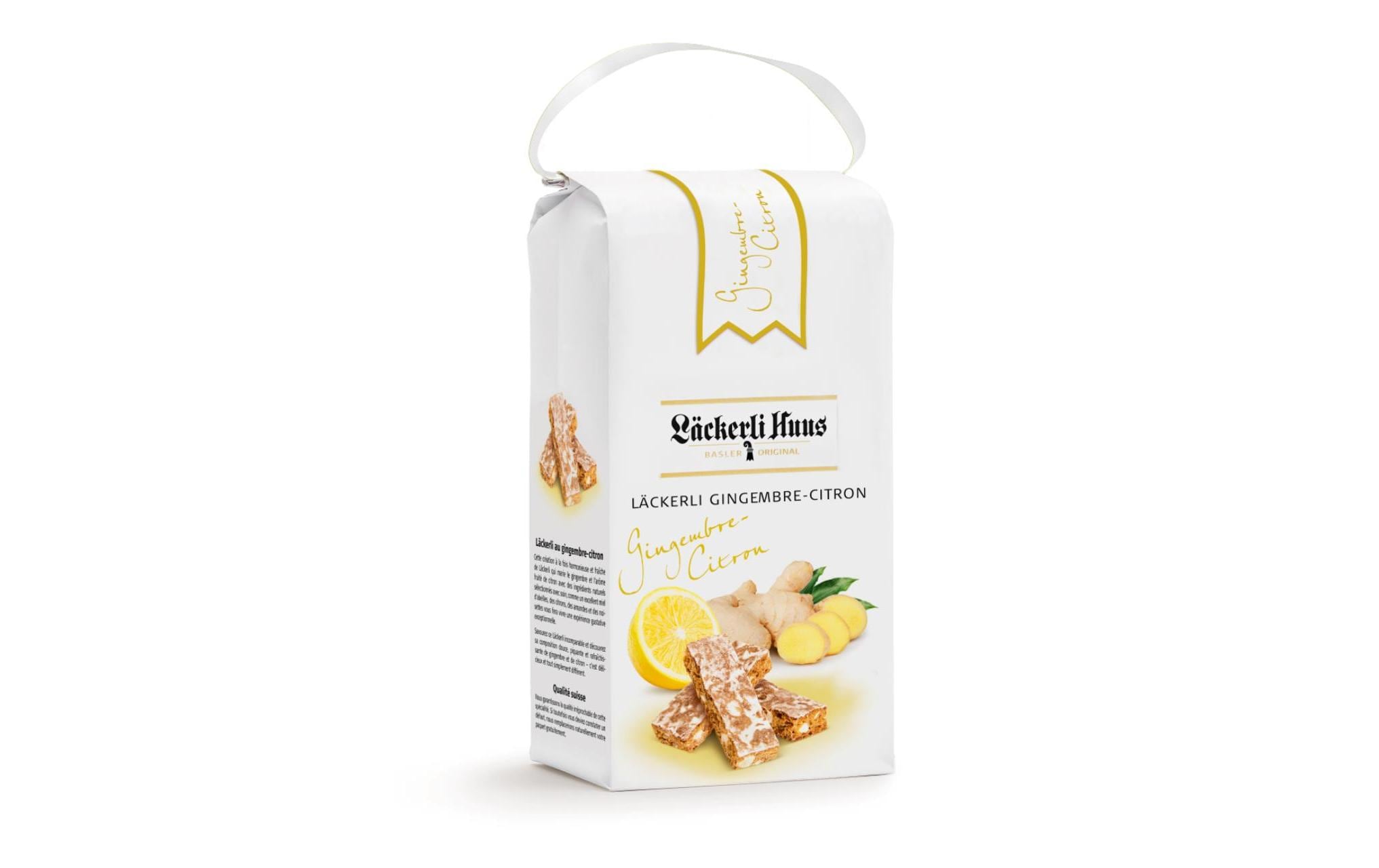 Läckerli huus Guetzli – Ingwer & Zitrone – 480 g