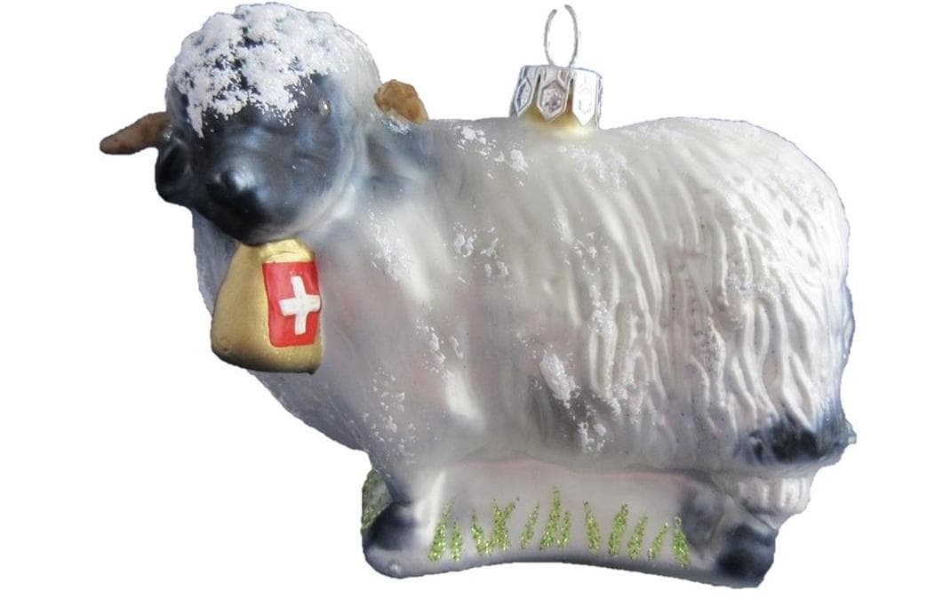 Creanorm Weihnachtskugel – 9,5 × 9 cm – Glas, mehrfarbig