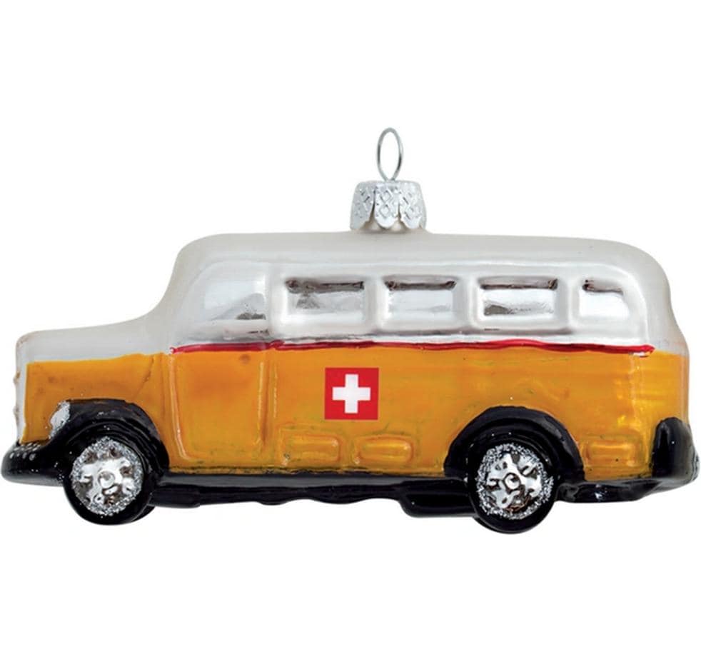 Creanorm Weihnachtskugel – 10,5 × 3,5 cm – Glas, mehrfarbig
