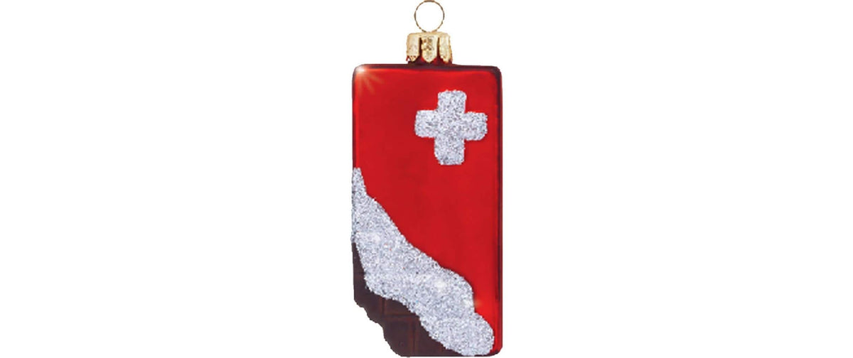 Creanorm Weihnachtskugel – Ø 3,5 × 7 cm – Glas, mehrfarbig