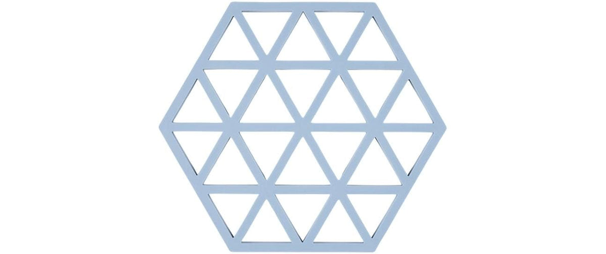 Zone Denmark Topfuntersetzer 14 × 16 × 0,9 cm, Silikon, Hellblau