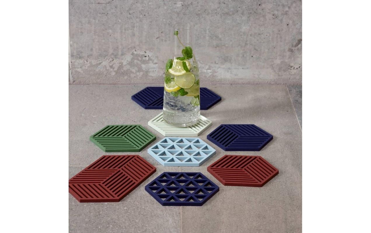 Zone Denmark Topfuntersetzer 14 × 16 × 0,9 cm, Silikon, Nachtblau