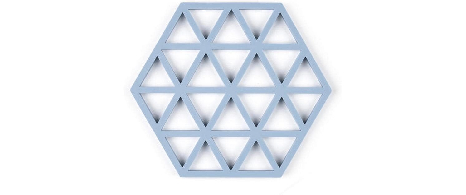 Zone Denmark Topfuntersetzer 14 × 16 × 0,9 cm, Silikon, Hellblau