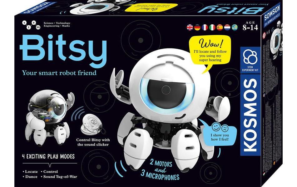 Kosmos Lernspiel – Bitsy - Dein cleverer Robo-Freund, ab 8 Jahren, Mehrsprachig