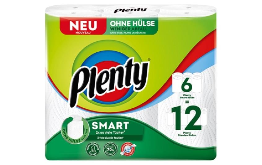 Plenty Haushaltspapier – Weiss – Rolle 90 Blatt – Pack 6 Rollen