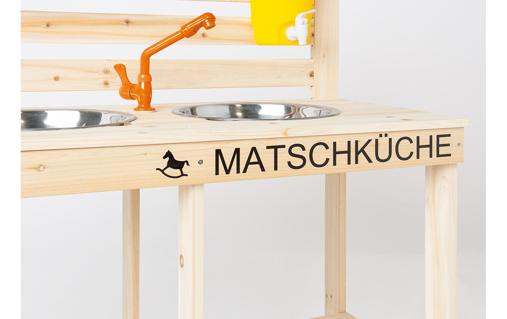 Pinolino Kinderträume Malu Matschküche Werkbank (Spielzeug) – ab 3 Jahren – Tanne, beige