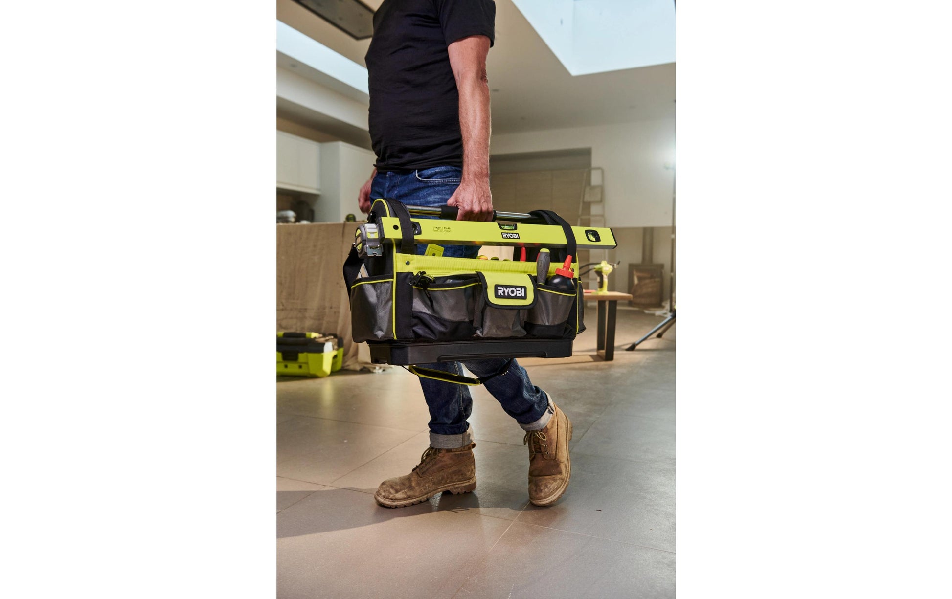 Ryobi werkstatt Ryobi RSSLOT1 Werkzeugtasche 38 l – mit Schulterriemen, wasserfest, B 470 × H 360 × T 200 mm