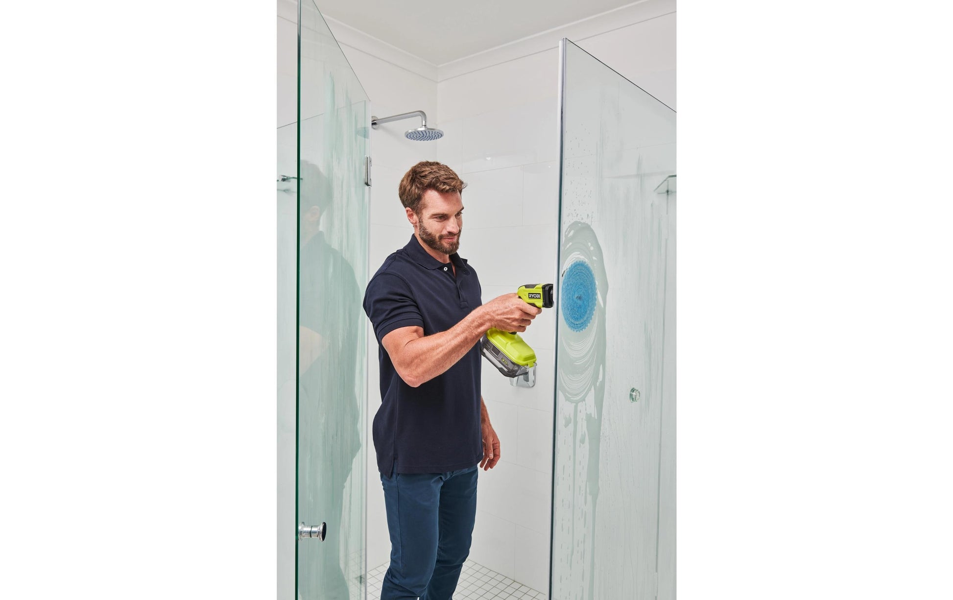 Ryobi Akku-Reinigungsbürste R18CPS-0 – für Ryobi ONE+ 18 V – 19,8 × 34,0 × 12,6 cm