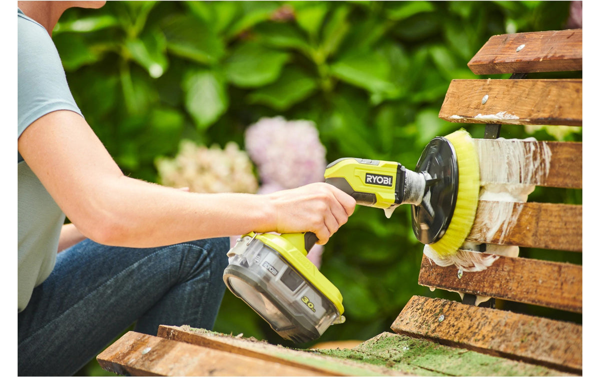 Ryobi Akku-Reinigungsbürste R18CPS-0 – für Ryobi ONE+ 18 V – 19,8 × 34,0 × 12,6 cm