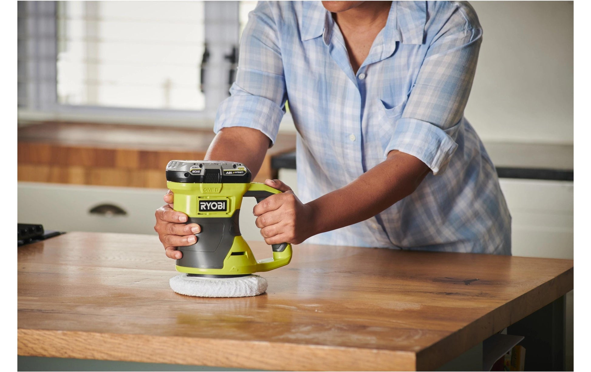 Ryobi RBP18150-0 Akku-Exzenterschleifer – 18 V – Ø 150 mm – Solo – ONE+