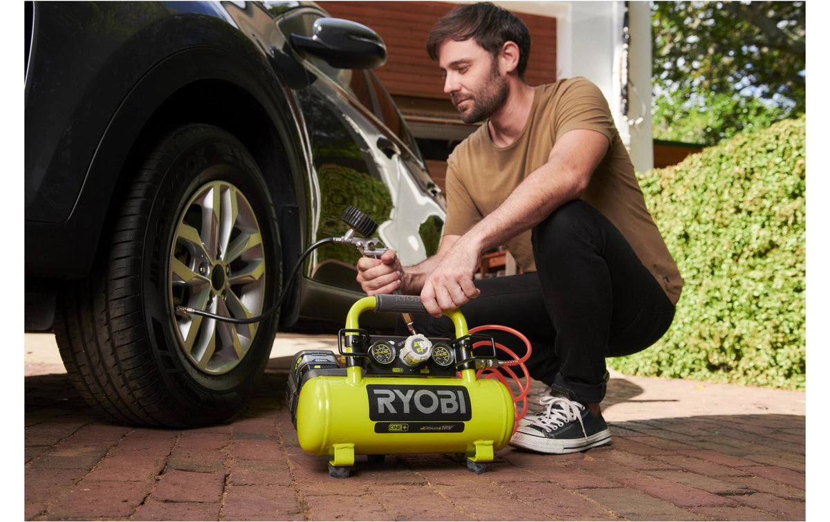 Ryobi werkstatt Ryobi PRO R18AC-0 Akku-Kompressor – 18 V – 8,3 bar, 4 l Kessel – Solo