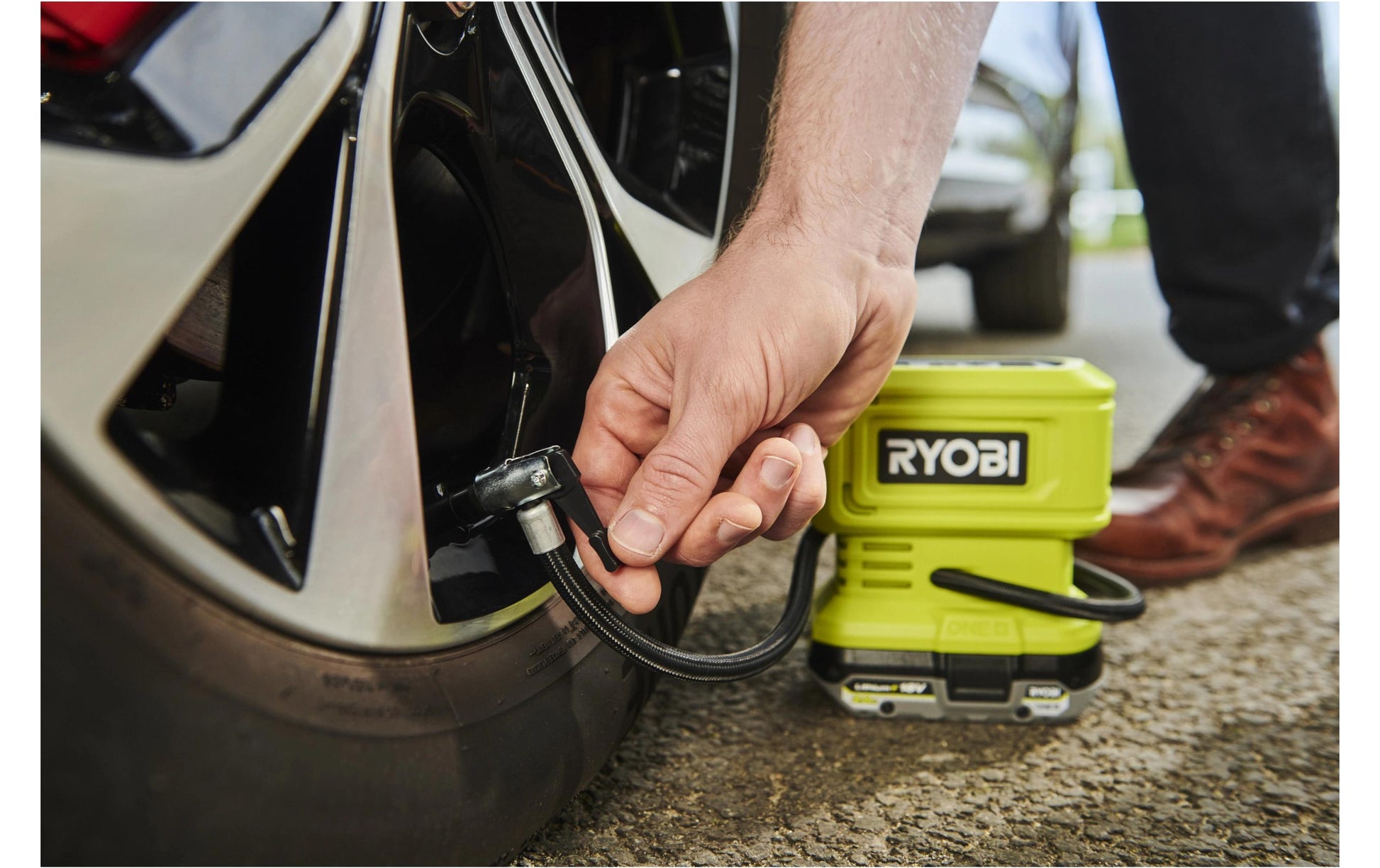 Ryobi werkstatt Ryobi RPI18-0 Akku-Mini-Kompressor – 18 V – 11 bar – Solo