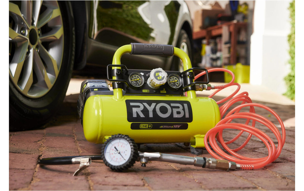 Ryobi werkstatt Ryobi PRO R18AC-0 Akku-Kompressor – 18 V – 8,3 bar, 4 l Kessel – Solo