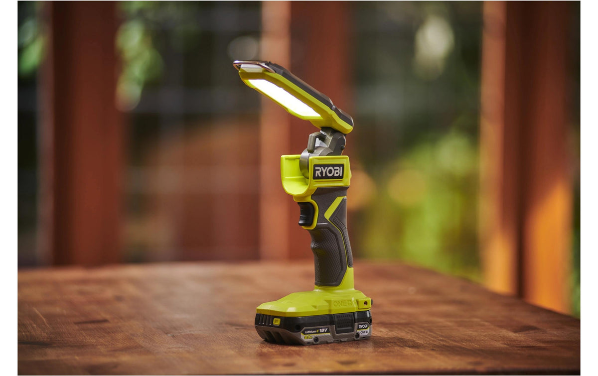 Ryobi werkstatt Ryobi Arbeitsleuchte RSL18-0 – 800 lm, 18 V Akku, dimmbar – Grün