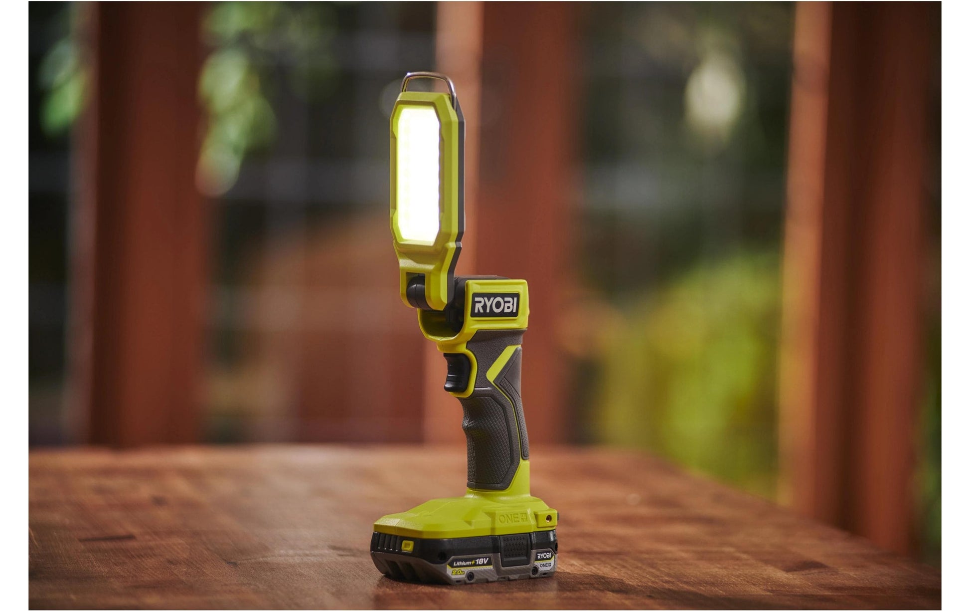 Ryobi werkstatt Ryobi Arbeitsleuchte RSL18-0 – 800 lm, 18 V Akku, dimmbar – Grün