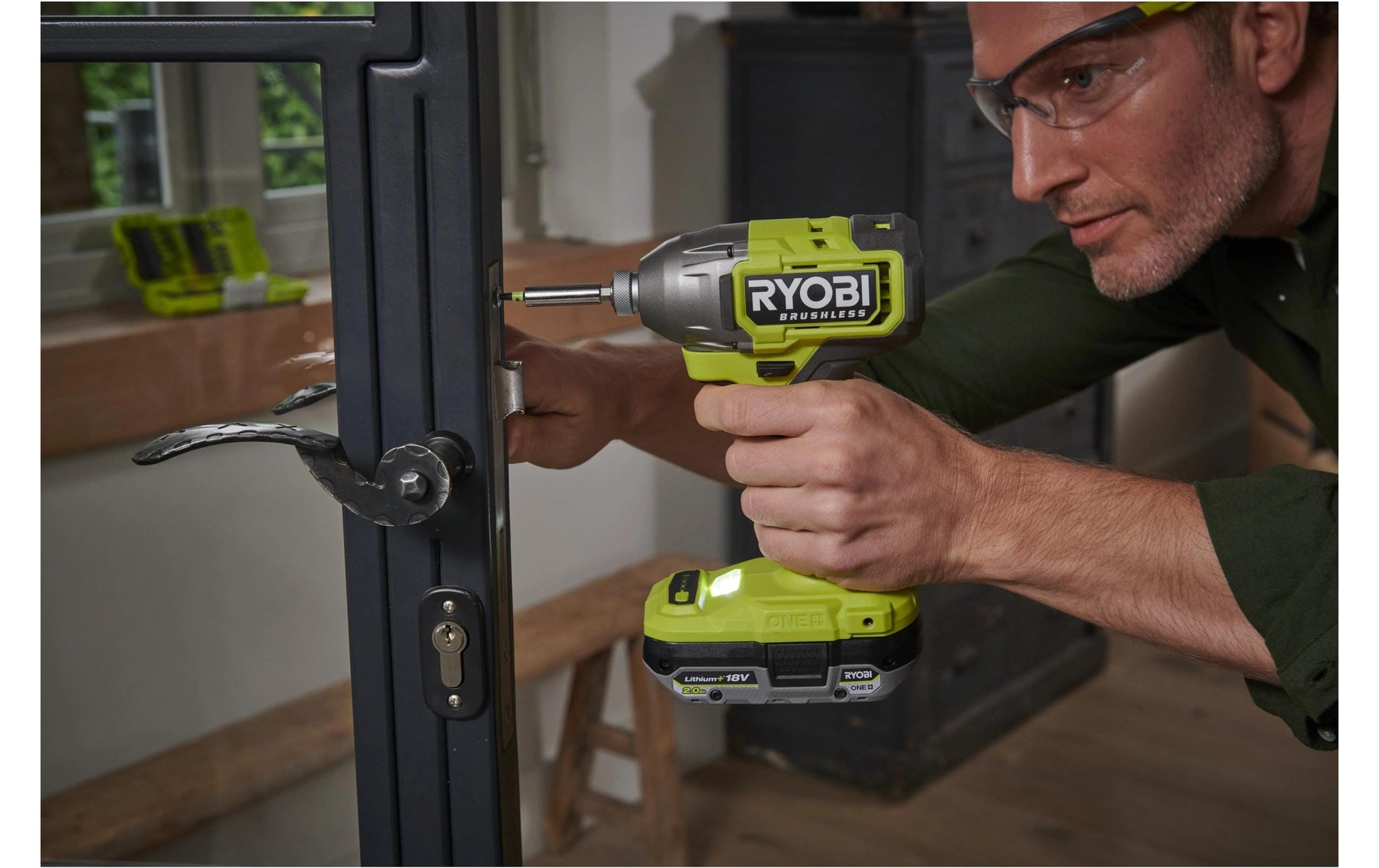 Ryobi RID18BL-0 Akku-Schlagschrauber, bürstenlos – 18 V – 1/4" Sechskant – 300 Nm – Solo – ONE+
