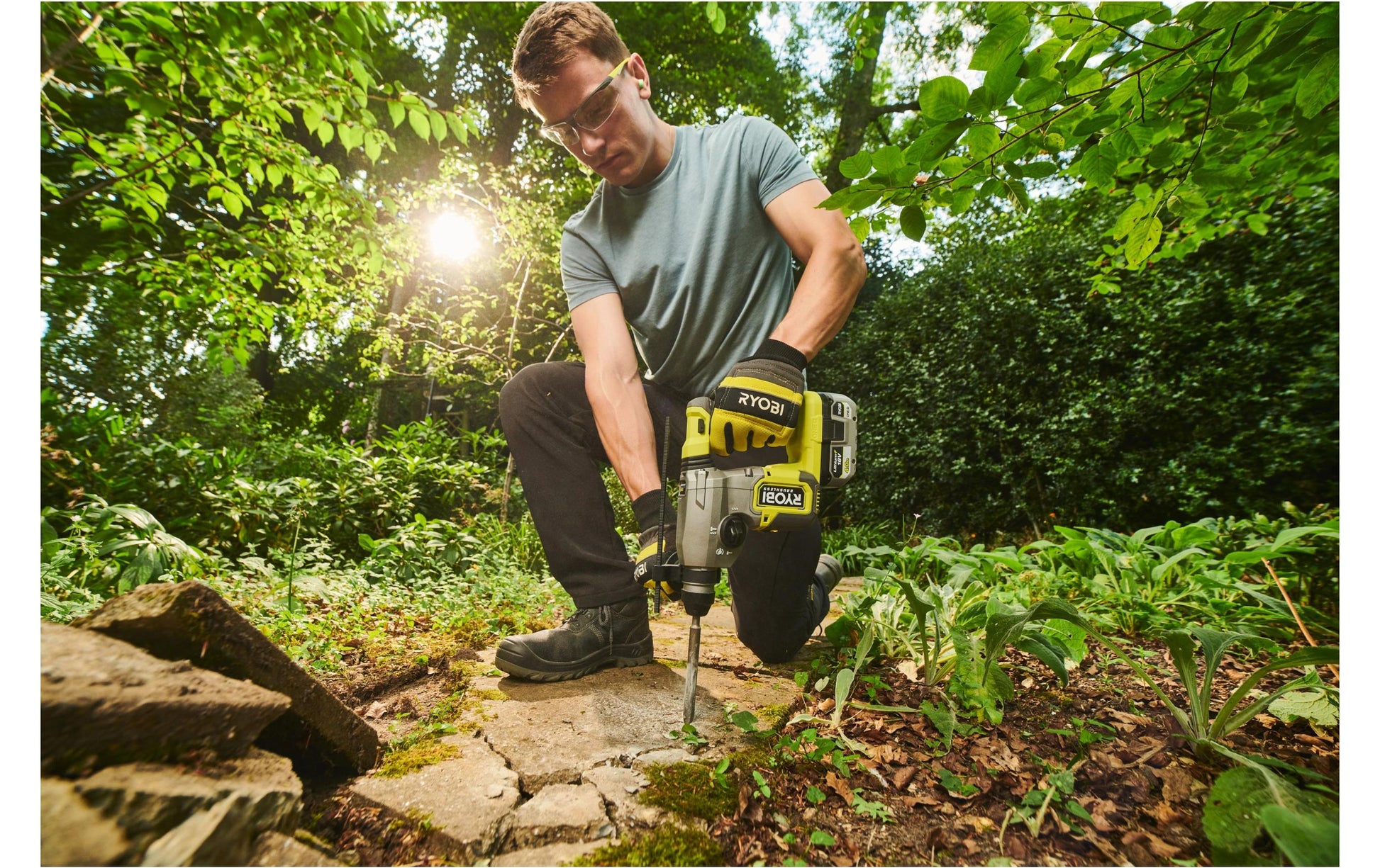 Ryobi RSDS18BL-0 Akku-Bohrhammer, bürstenlos – 18 V – SDS-plus – 2,5 J – Beton Ø 26 mm – Solo – ONE+
