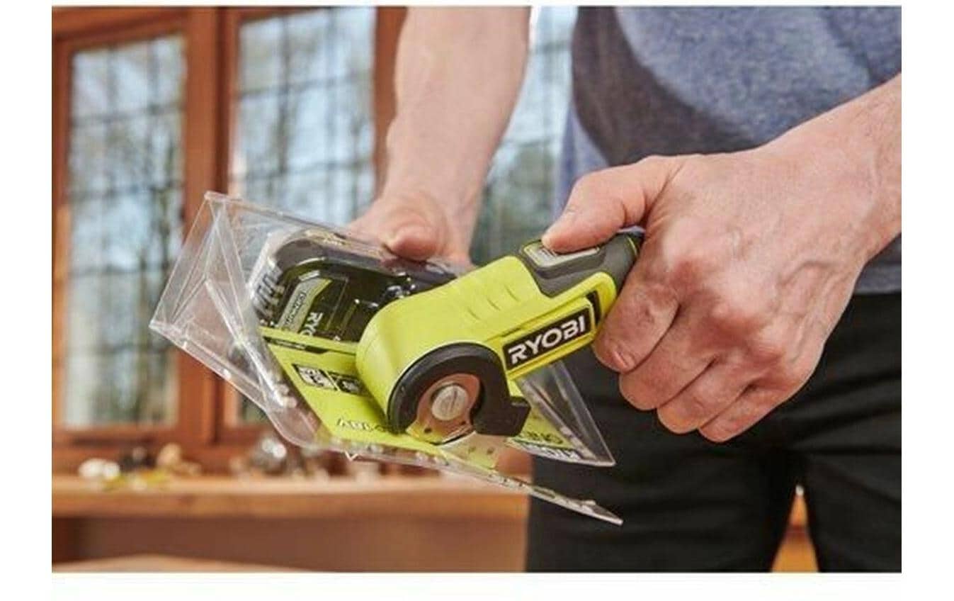 Ryobi RCT4-120G – Abbrechmesser, 4 V USB Akku, inkl. 1 x 2,0 Ah Akku und Ladekabel