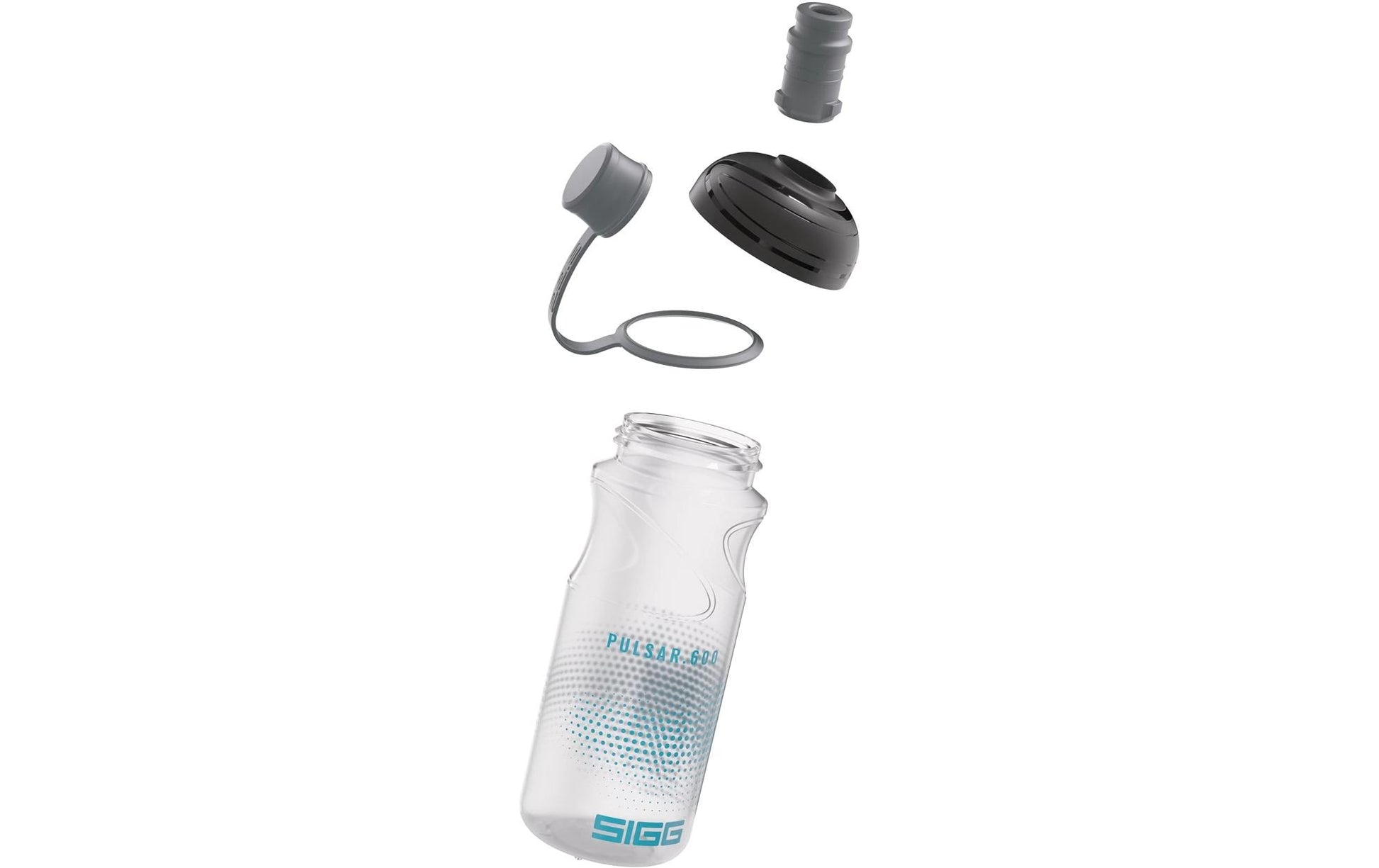 SIGG Pulsar Trinkflasche 600 ml – Polypropylen, Sportdeckel, Hellblau