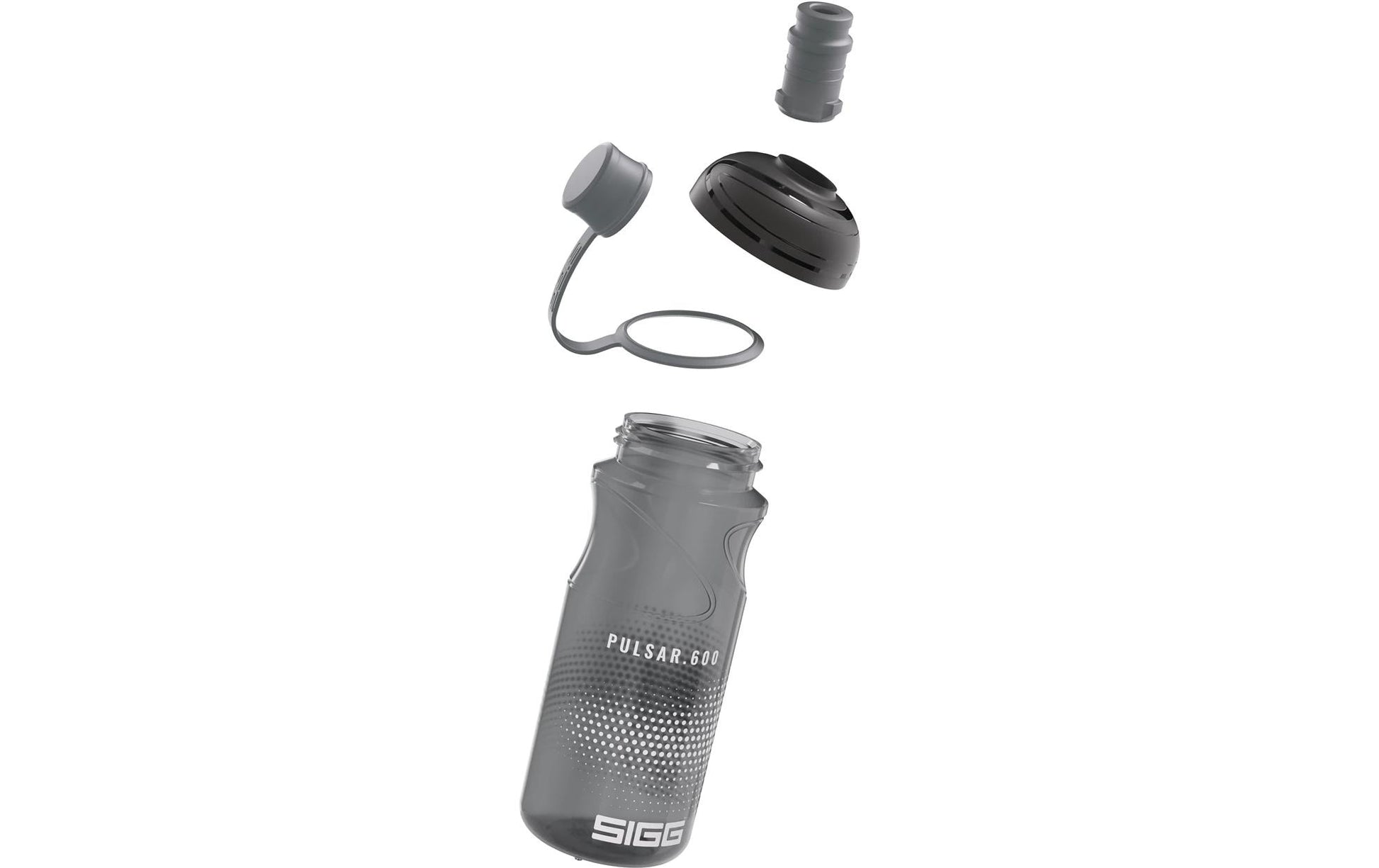 SIGG Kindertrinkflasche 600 ml – Polypropylen, Sportdeckel, Anthrazit