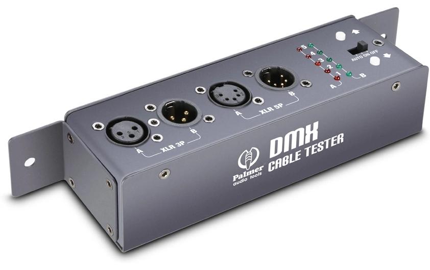 Palmer Kabeltester XLR – Netzwerk-Kabeltester – XLR, Grau