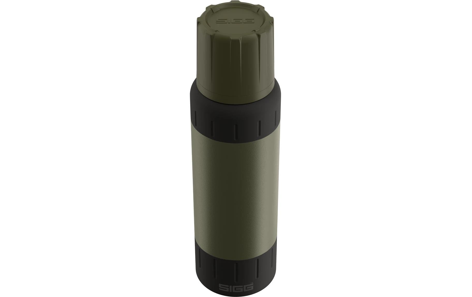 SIGG Alpine Star Isolierflasche 1 l – doppelwandig, Edelstahl, Schraubdeckel, Grün