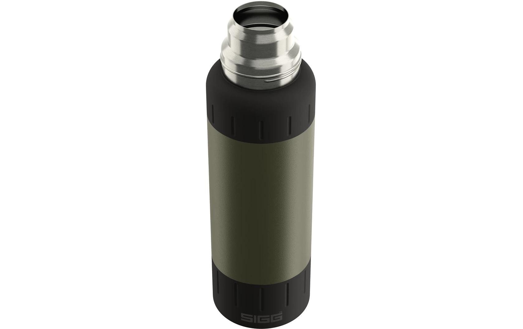 SIGG Alpine Star Isolierflasche 1 l – doppelwandig, Edelstahl, Schraubdeckel, Grün