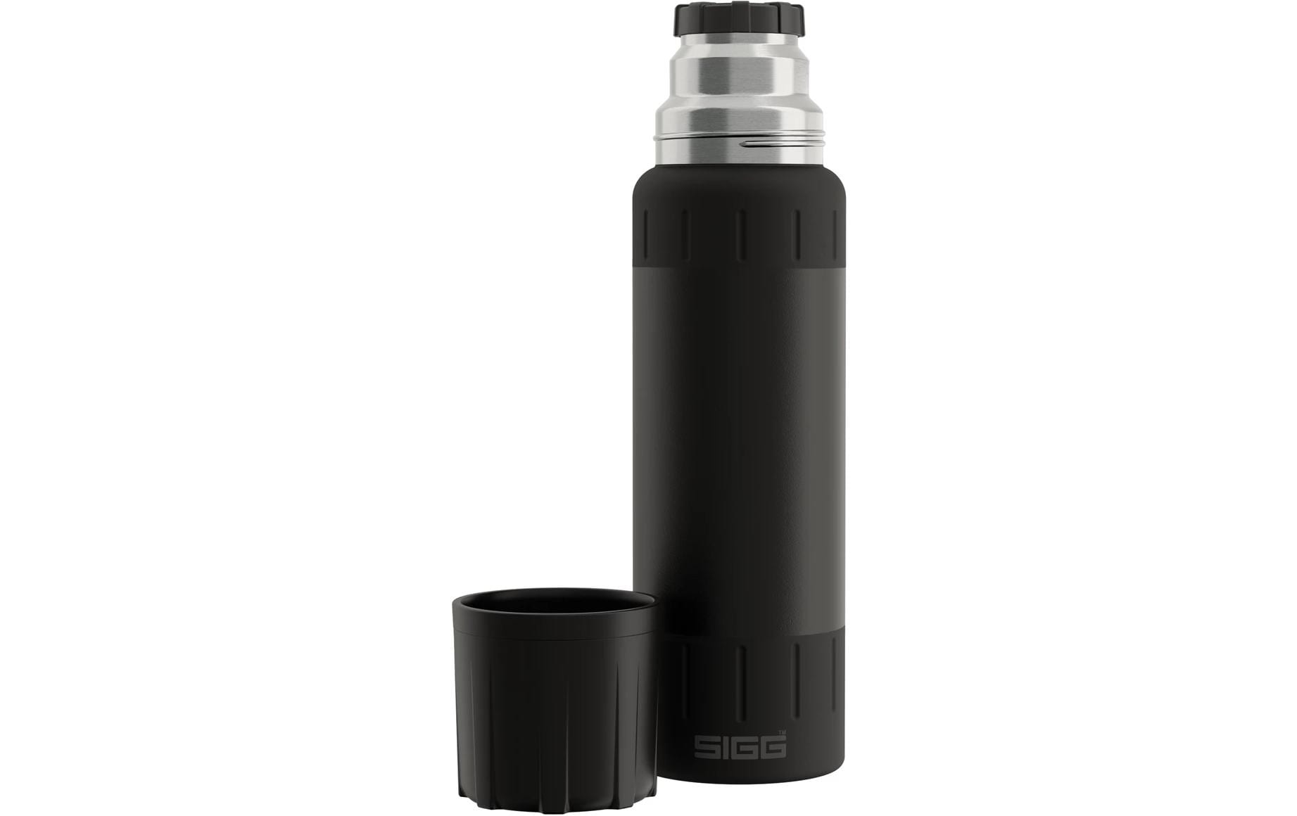 SIGG Alpine Star Isolierflasche 750 ml – doppelwandig, Edelstahl, Schraubdeckel, Schwarz