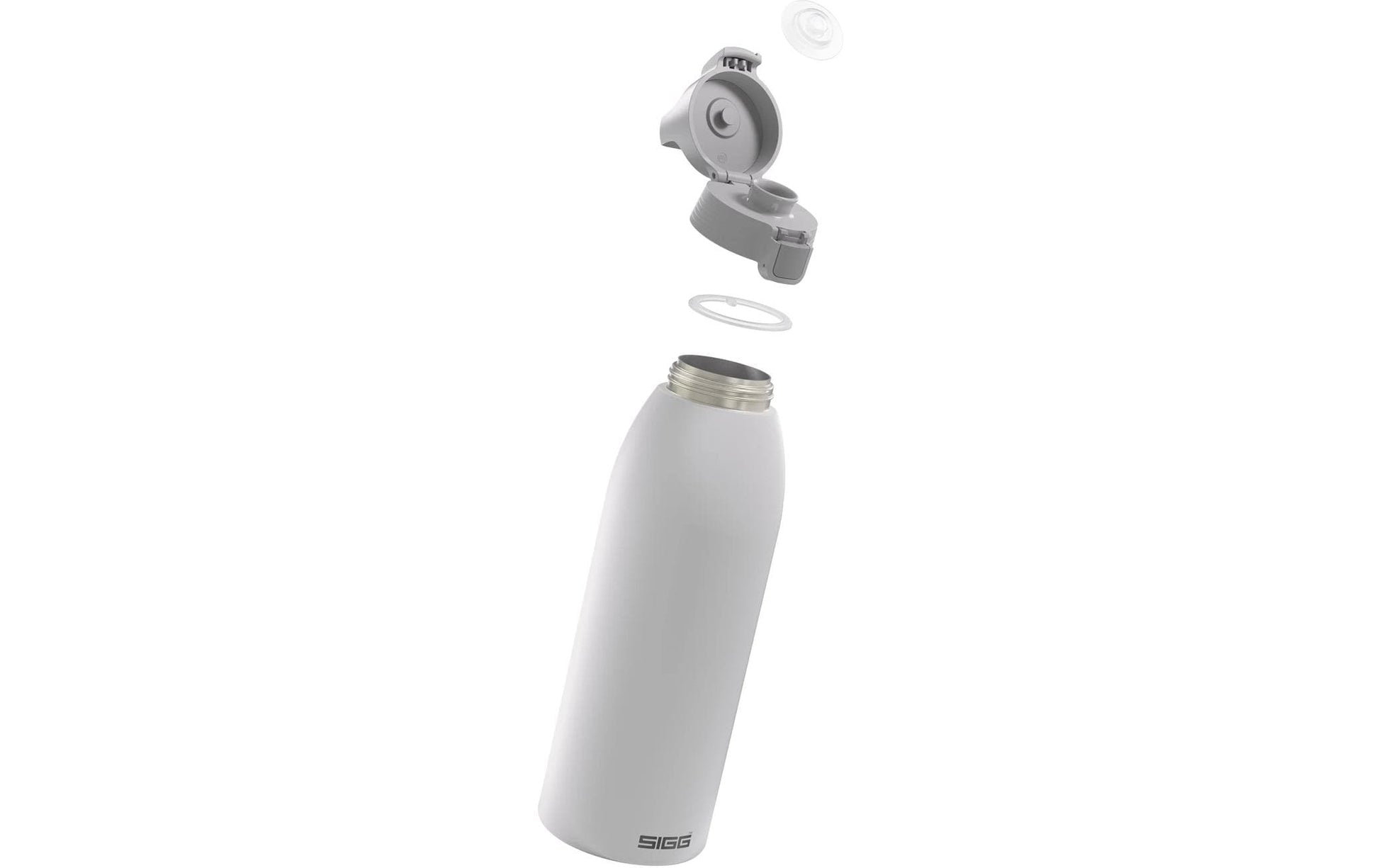 SIGG Isolierflasche 1,5 l – doppelwandig, Edelstahl, Klappdeckel