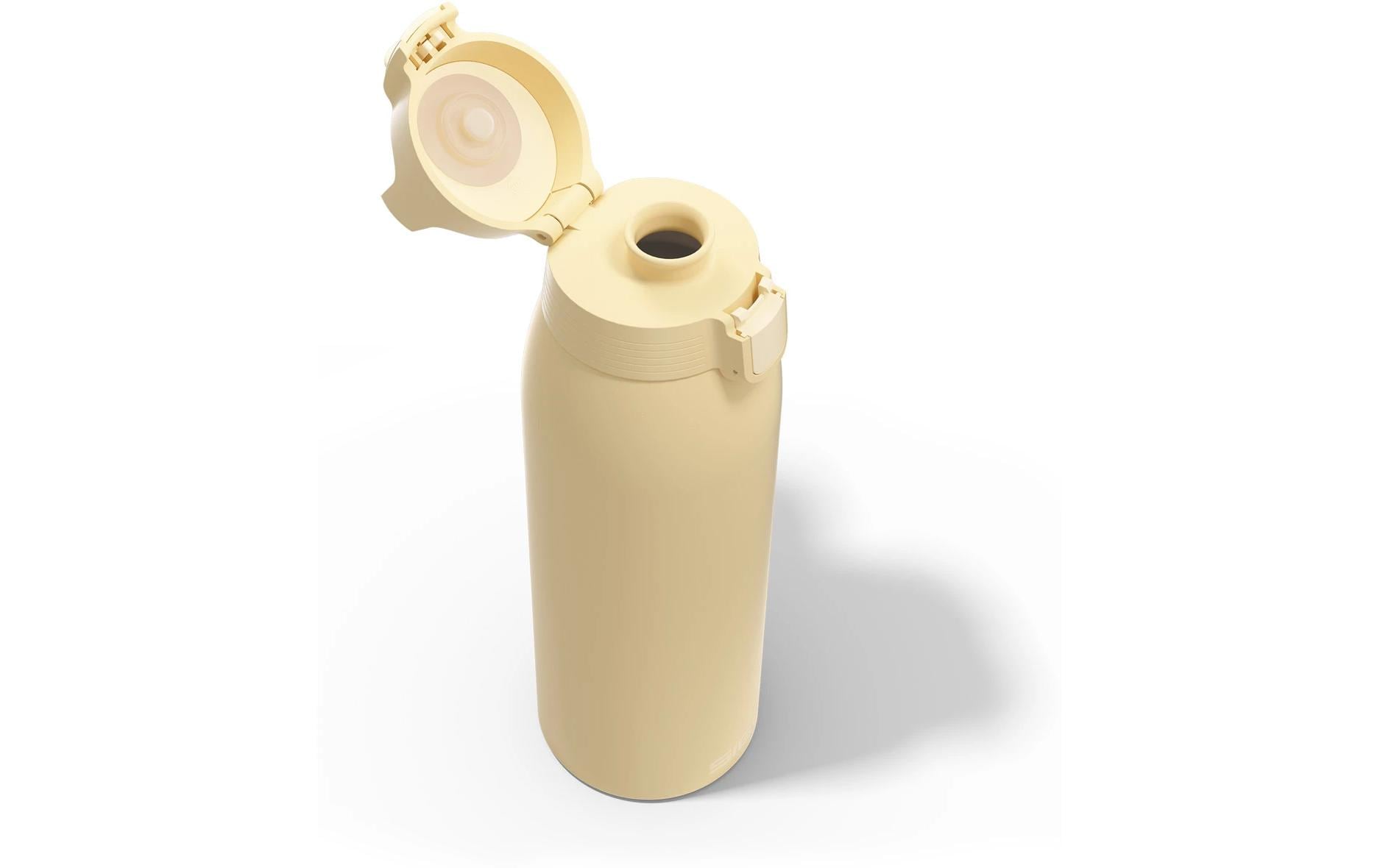 SIGG Shield One Isolierflasche 1 l – doppelwandig, Edelstahl, Druckknopfdeckel