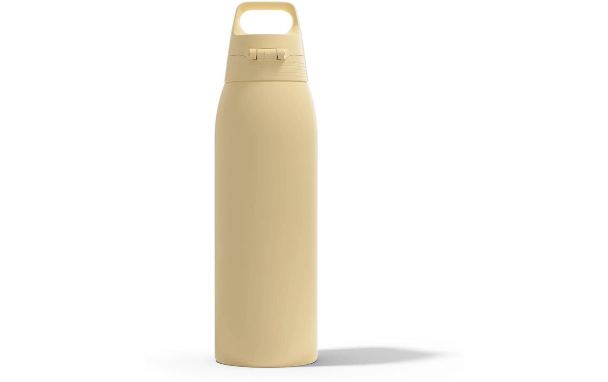 SIGG Shield One Isolierflasche 1 l – doppelwandig, Edelstahl, Druckknopfdeckel
