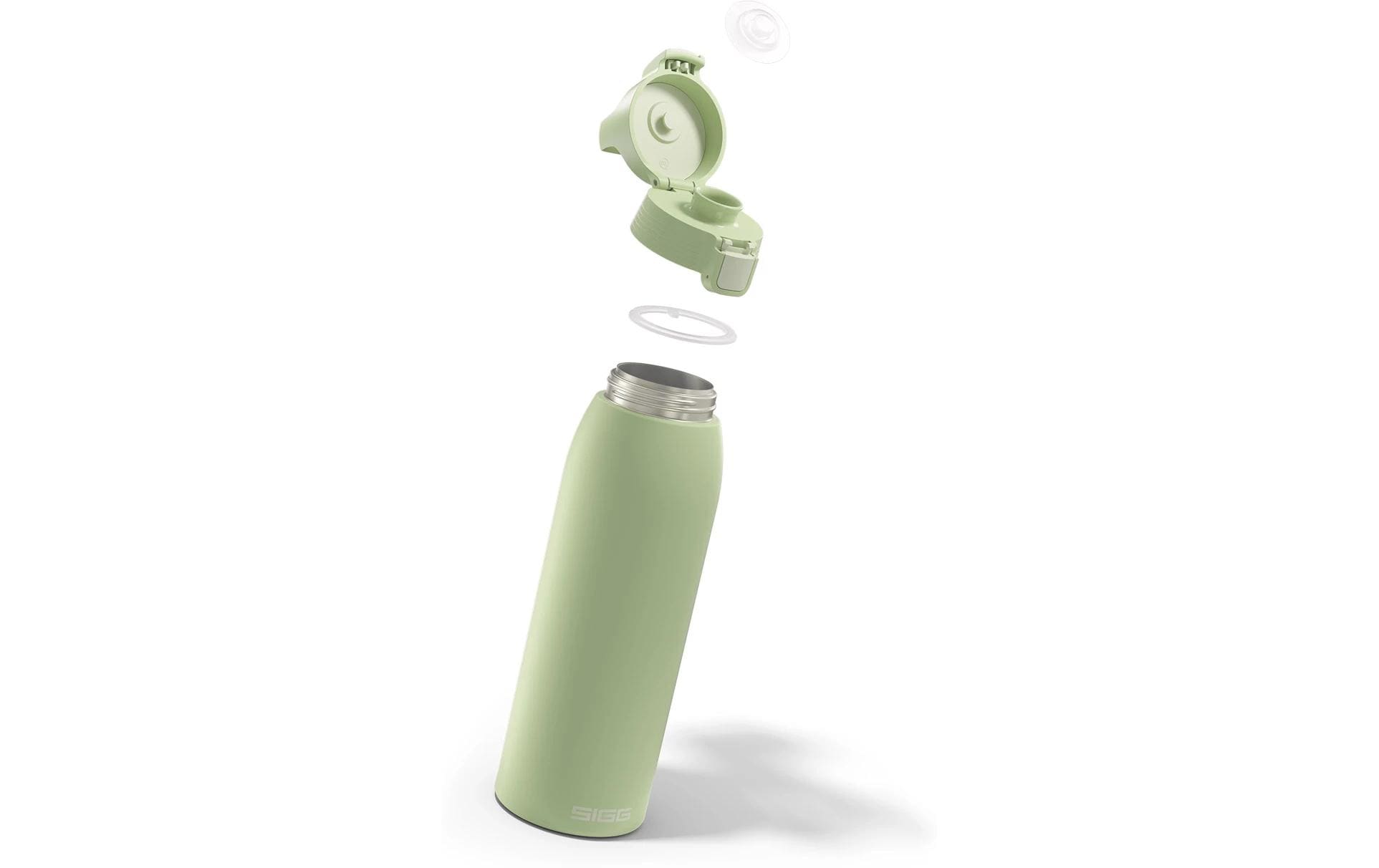 SIGG Shield One Isolierflasche 1 l – doppelwandig, Edelstahl, Druckknopfdeckel