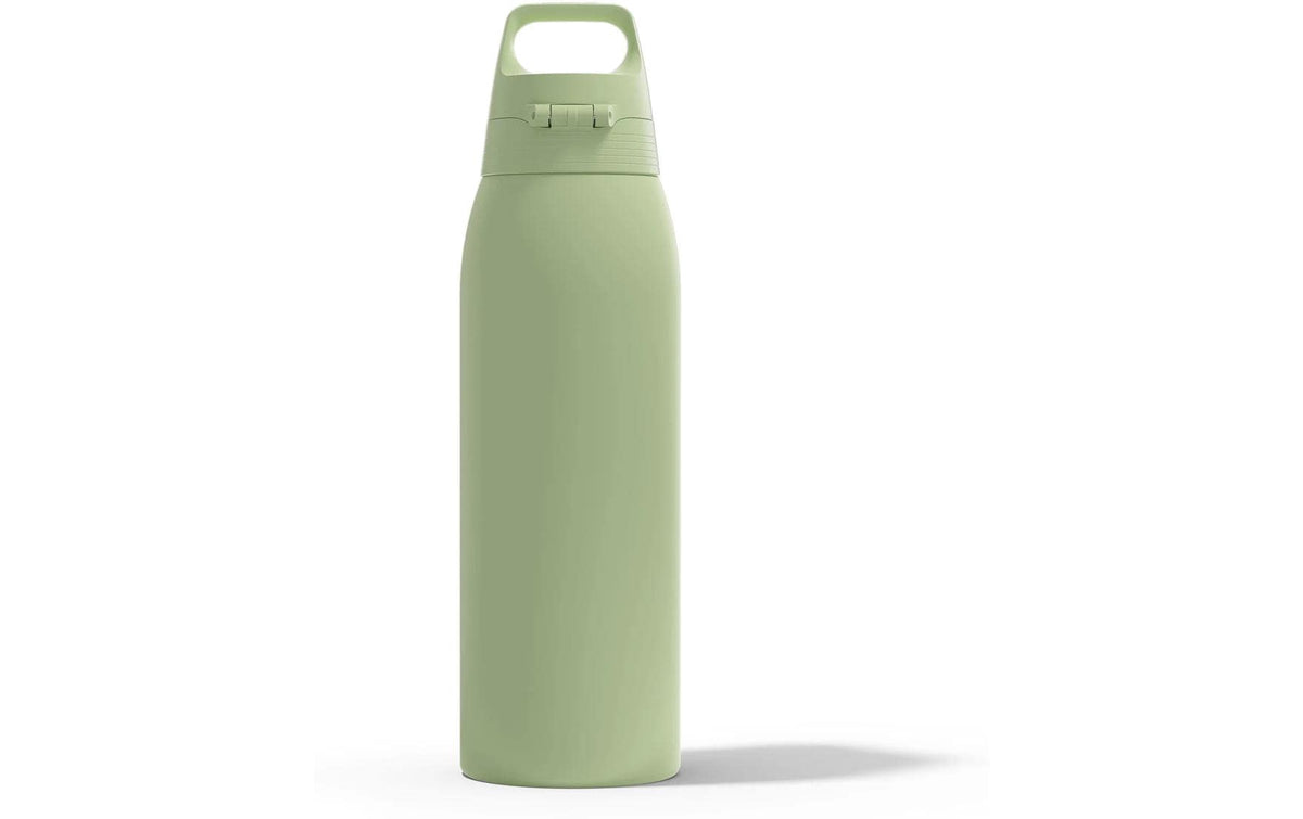 SIGG Shield One Isolierflasche 1 l – doppelwandig, Edelstahl, Druckknopfdeckel