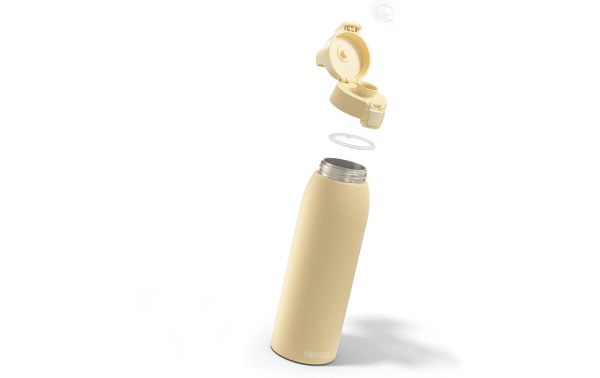 SIGG Shield One Isolierflasche 1 l – doppelwandig, Edelstahl, Druckknopfdeckel