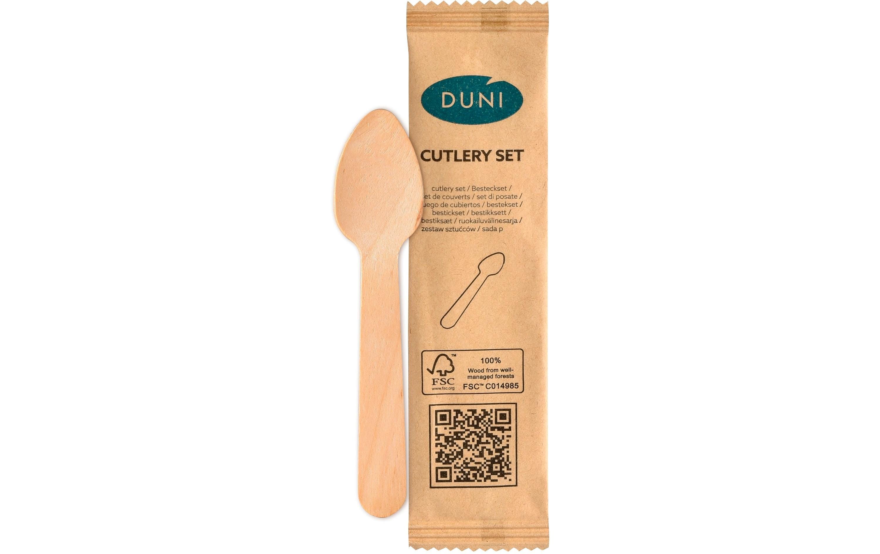 Duni Holz-Kaffeelöffel, beige