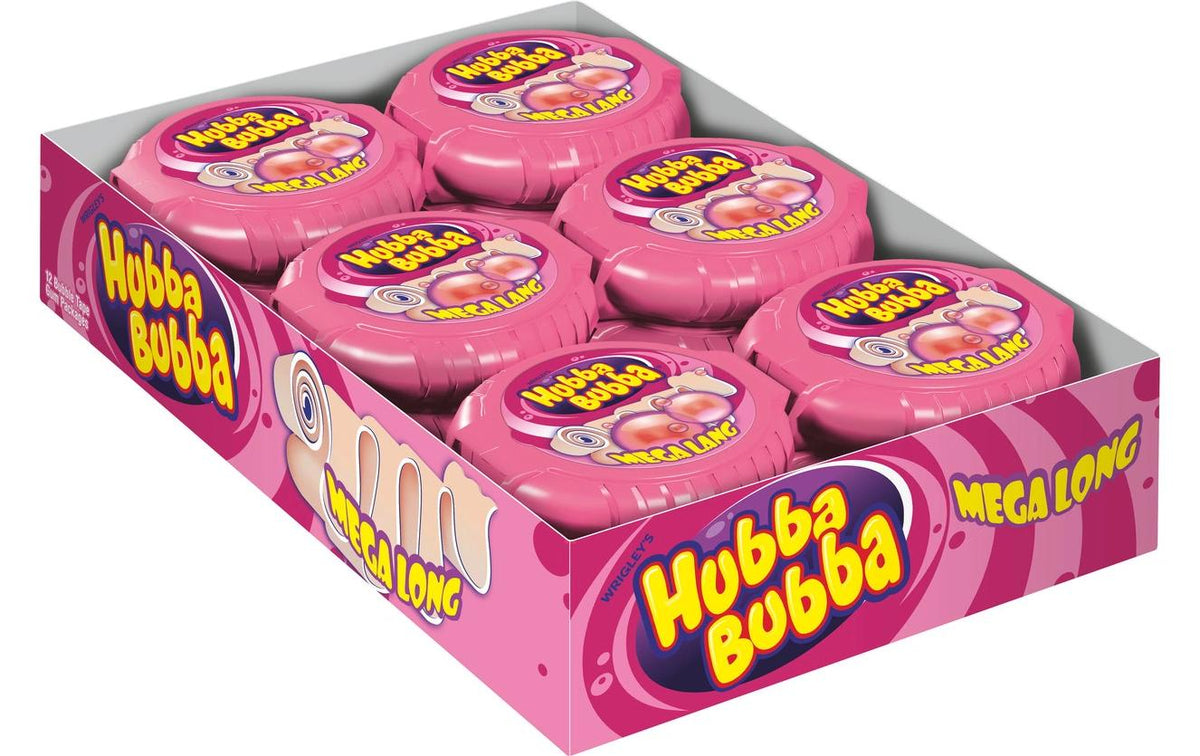 Hubba Bubba Kaugummi – Fancy Fruit, glutenfrei, vegan – 12 × 56 g