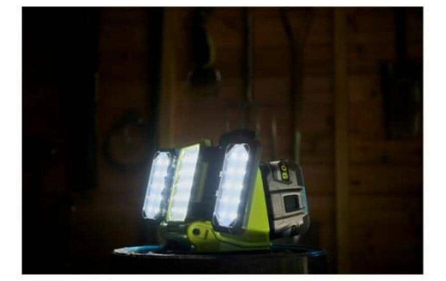 Ryobi werkstatt Ryobi Arbeitsleuchte RLP18-0 – 3000 lm, 25,2 W, 18 V Akku, dimmbar, IP20 – Grün