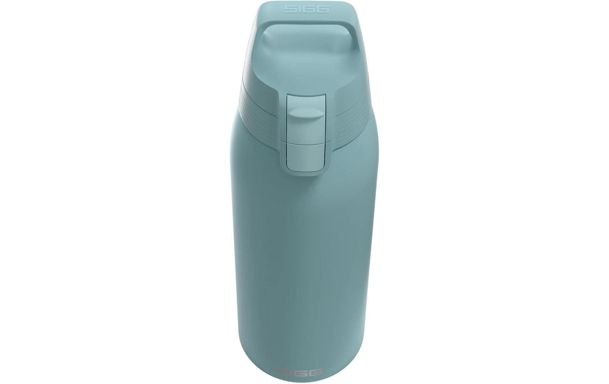 SIGG Shield One Kindertrinkflasche 1 l – BPA-frei, Edelstahl, Morning Blue