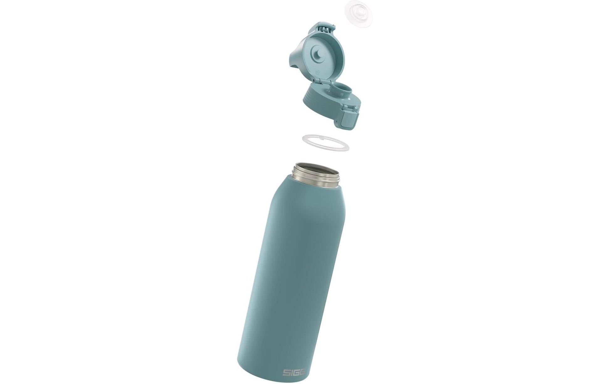 SIGG Shield One Trinkflasche 1,5 l – Edelstahl, Hellblau, für Kinder