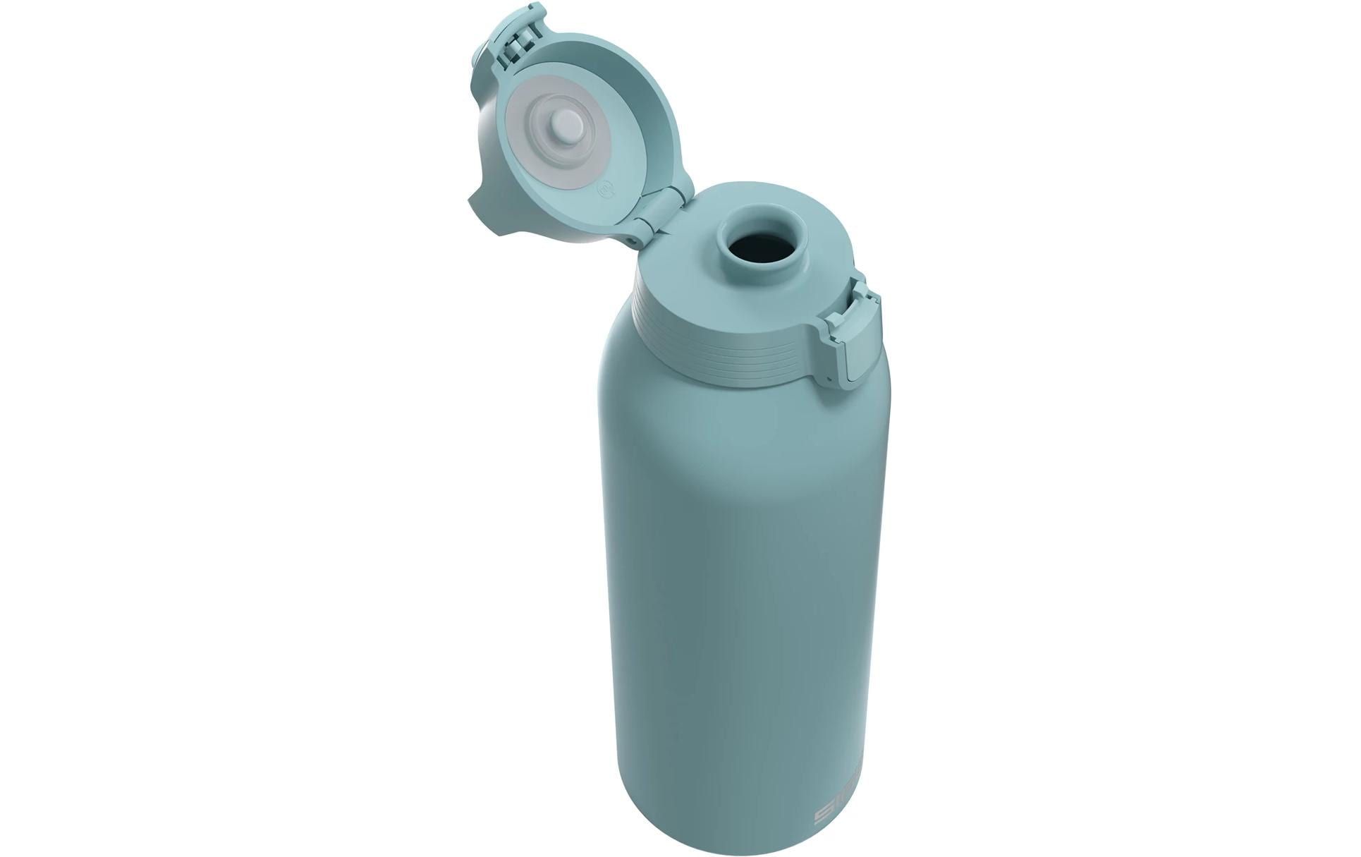 SIGG Shield One Trinkflasche 1,5 l – Edelstahl, Hellblau, für Kinder