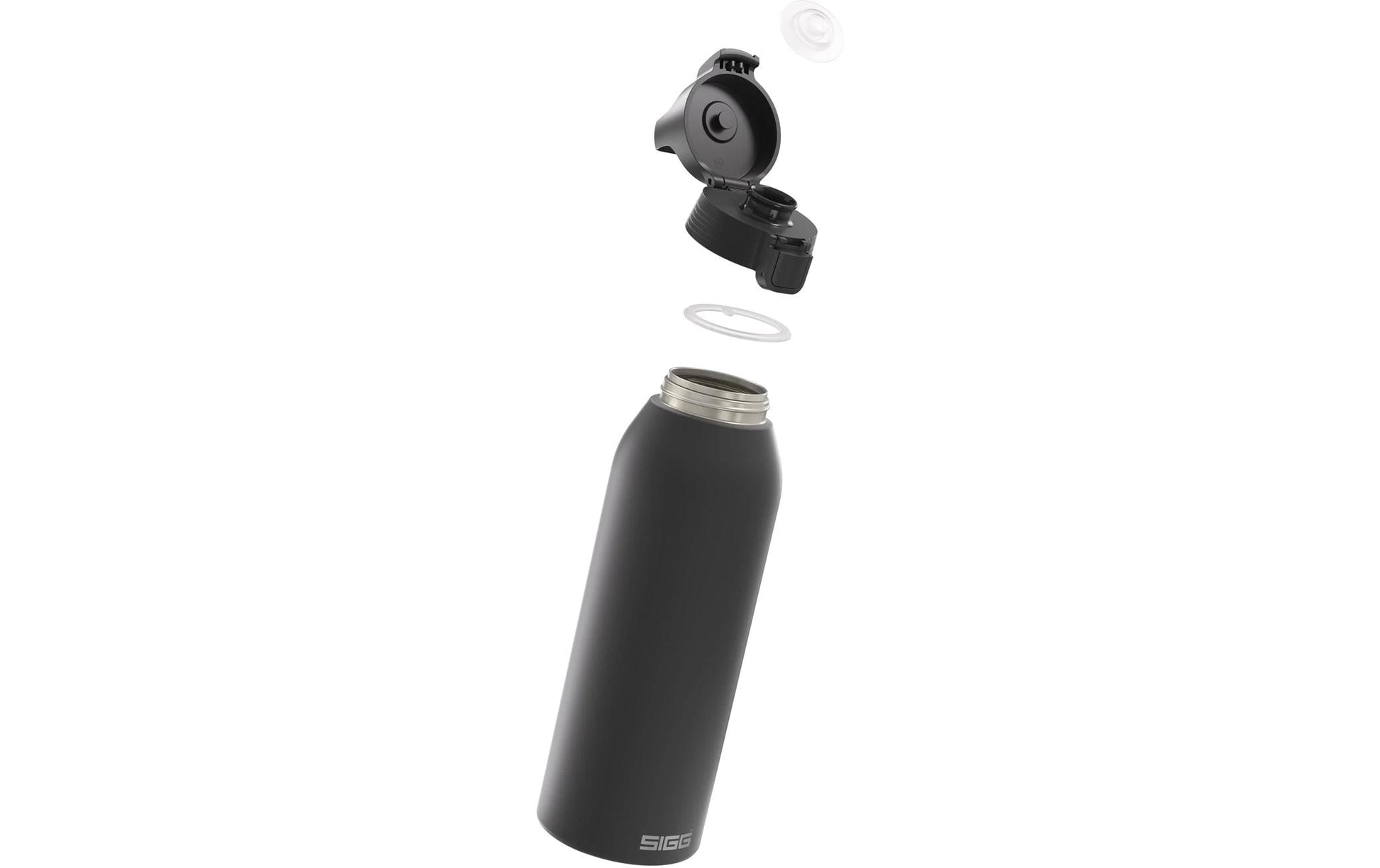 SIGG Shield One Trinkflasche 1,5 l – Edelstahl, für Kinder, Schwarz